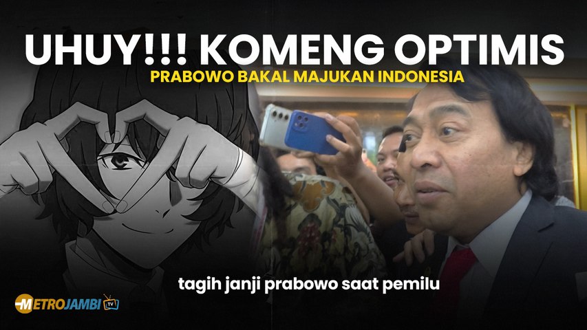 Penuh Pesan Cinta!!! Komeng Tagih Janji Prabowo saat Pemilu