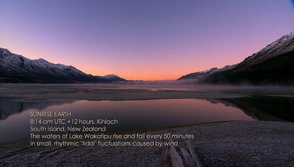 Sunrise Earth - New Zealand Frost