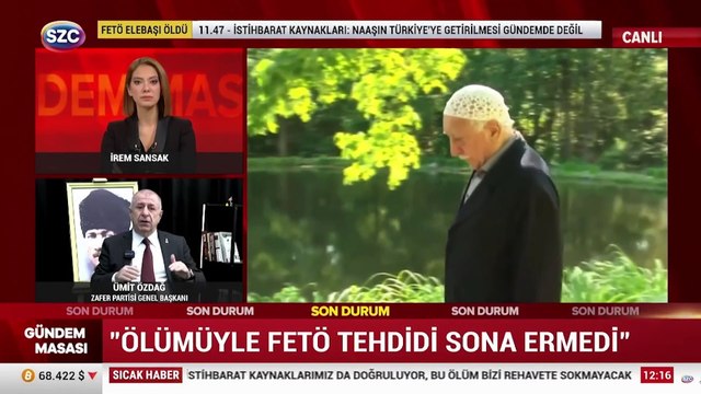 Ümit Özdağ SÖZCÜ TV'de açıklamalarda bulundu: Ölümüyle FETÖ tehdidi sona ermedi