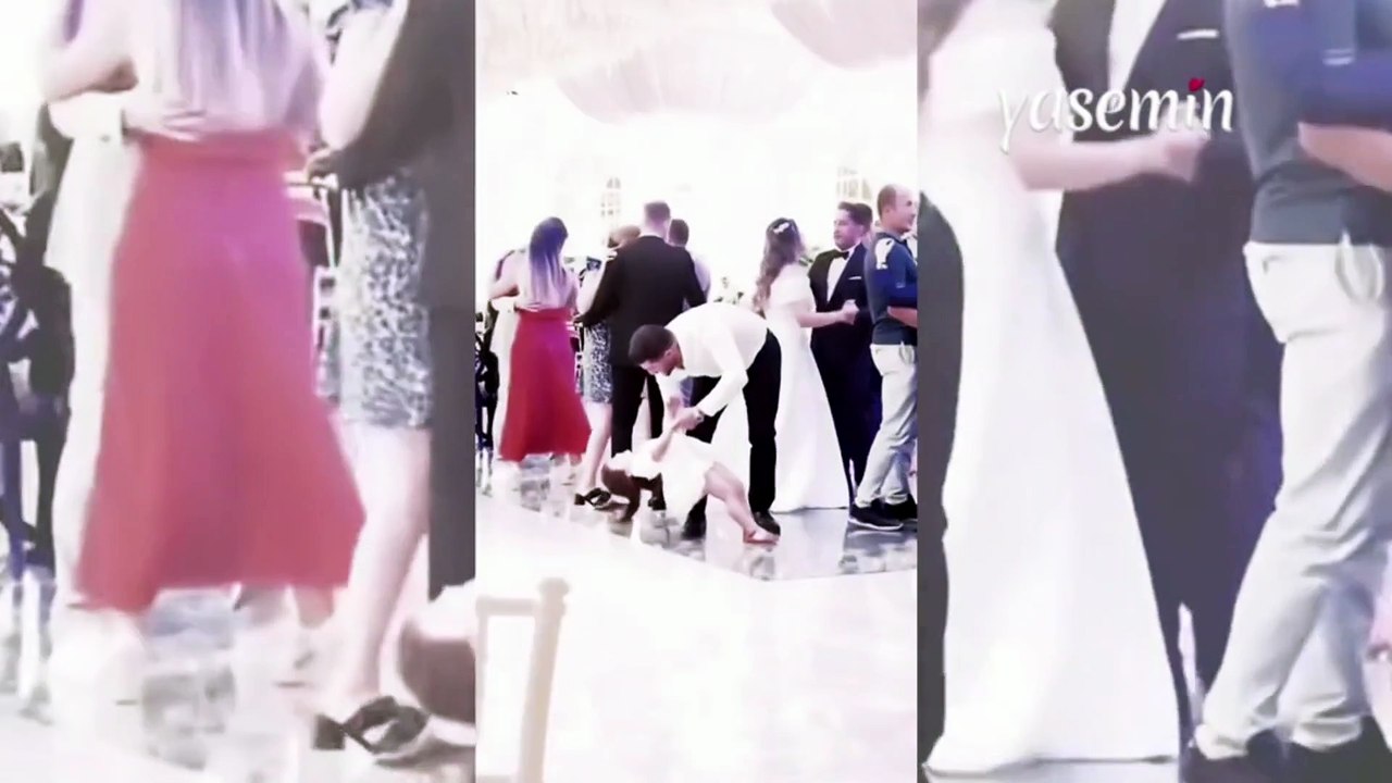 Babasıyla dans eden küçük kız görenlerin içini ısıttı