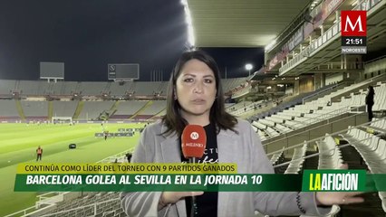 Gavi regresa con fuerza en la goleada del Barcelona sobre Sevilla