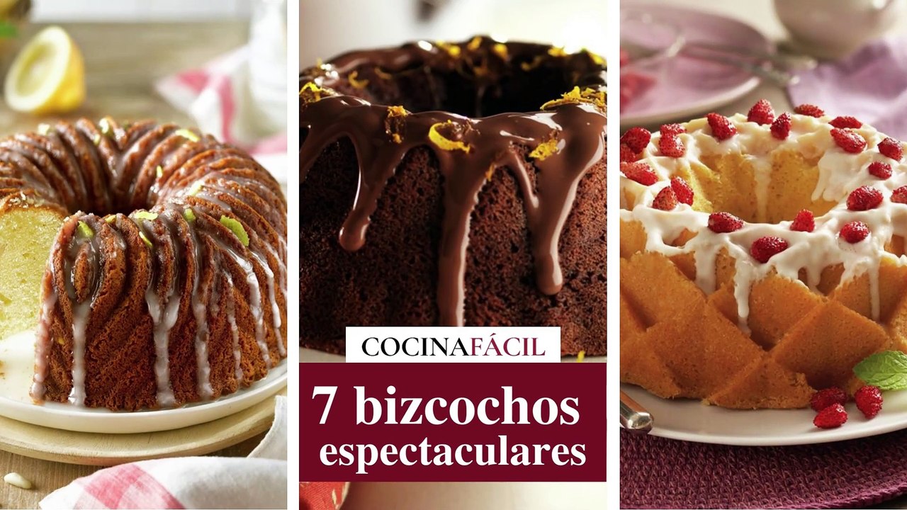 Bizcochos espectaculares - Cocina Fácil