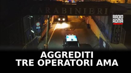 Tre operatori Ama aggrediti a Roma, un ferito