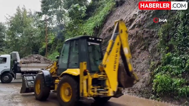 Rize'de Şiddetli Yağışlar Heyelanlara Neden Oldu