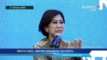 Pidato Perdana Meutya Hafid saat Sertijab Menteri Komunikasi dan Digital: Saya Mohon Dibantu