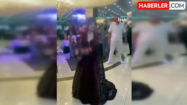 Düğünde Eğlenceli Anlar: Gelin Yere Düşerken, Damada Plaka ve Jant Takıldı