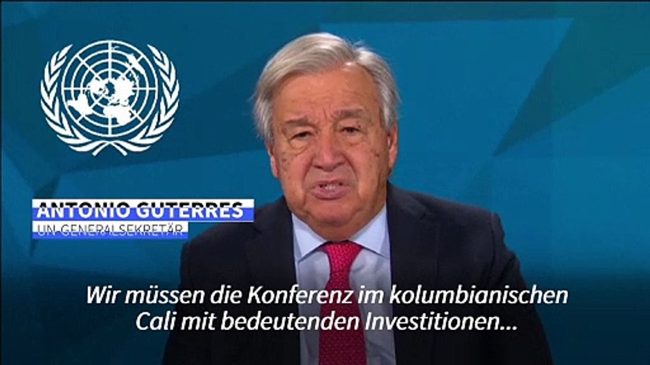 UN-Artenschutzkonferenz: Guterres fordert 'bedeutende Investitionen' in Naturschutz
