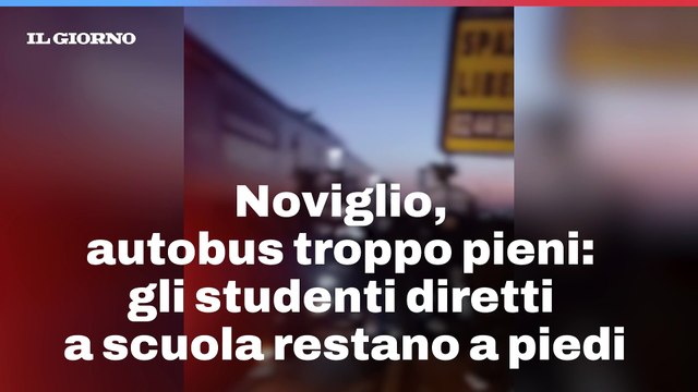 Noviglio, autobus troppo pieni: gli studenti diretti a scuola restano a piedi