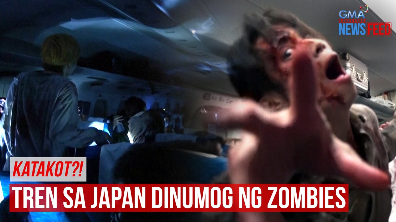 Katakot?! Tren sa Japan dinumog ng zombies | GM...