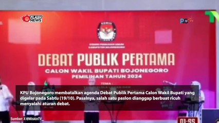 Memalukan, Debat Pilbup Bojonegoro Dibatalkan Gegara Paslon Langgar Aturan