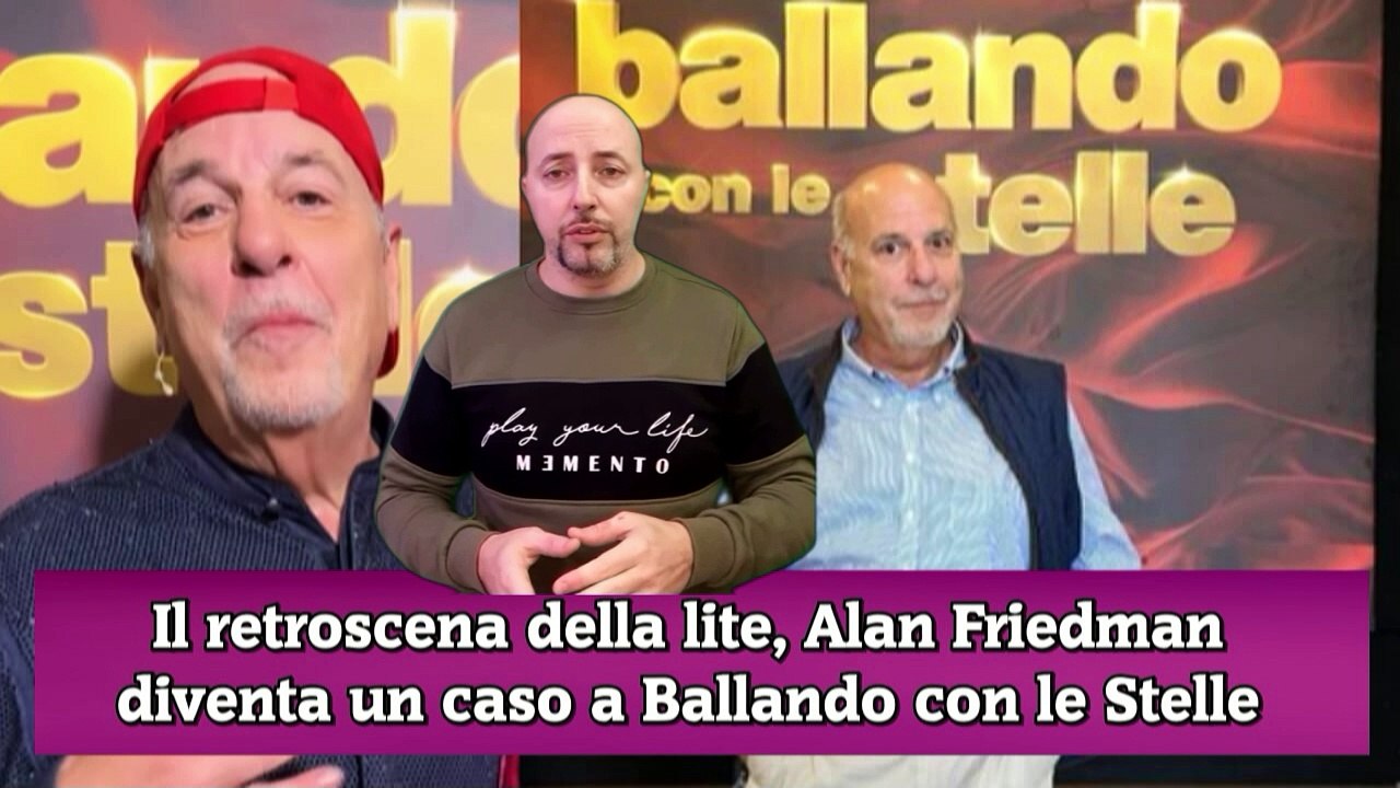 Il retroscena della lite, Alan Friedman diventa un caso a Ballando con le Stelle