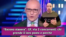 GF, non c'è altro da aspettare e fuori due concorrenti!