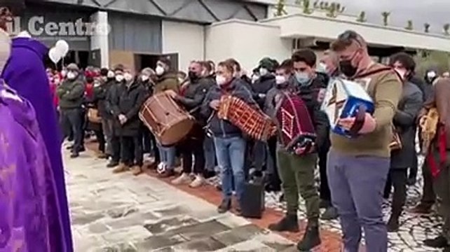Isola del Gran Sasso: l'addio a Matteo Di Leonardo