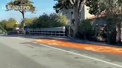 Pineto, il luogo della tragedia stradale