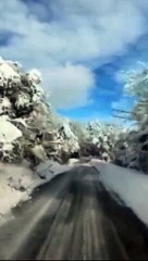 A Rocca di Cambio si scia nel borgo