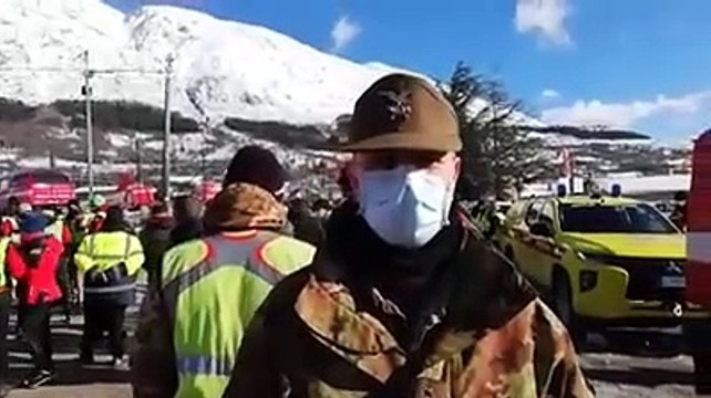 Le ricerche degli escursionisti, il contributo degli Alpini
