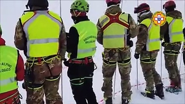 Dispersi sul Velino, le operazioni di soccorso