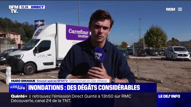 Dans le Rhône, les dégâts des inondations sont considérables