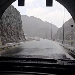 UAE: Waterfalls flow through Sharjah mountains as rains hit some parts of country