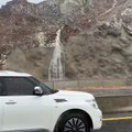 UAE: Waterfalls flow through Sharjah mountains as rains hit some parts of country