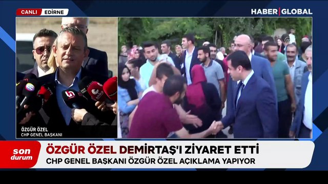 Özgür Özel'den Selahattin Demirtaş'ı ziyareti sonrası açıklama