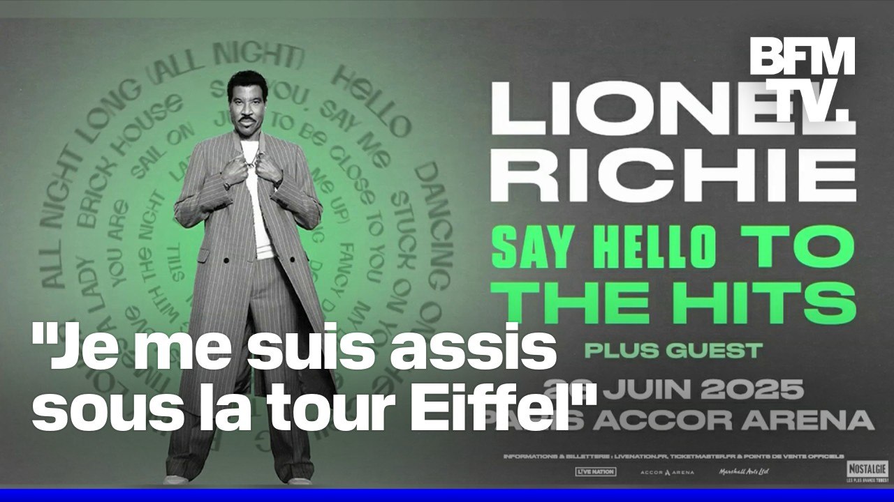 Après dix ans d'absence, Lionel Richie revient en France avec un concert le 26 juin 2025