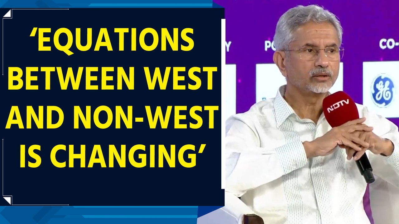 EAM S Jaishankar speaks on influence of west on global equations