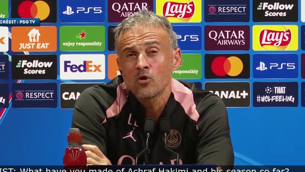 PSG : Luis Enrique souligne la progression d’Achraf Hakimi