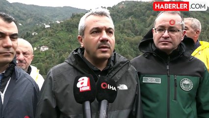 Rize Valisi Heyelan Riski Hakkında Uyardı