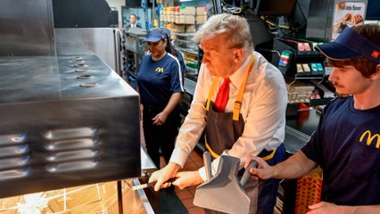 Trump desafía a Harris por decir que trabajar en un McDonald's "es muy duro"