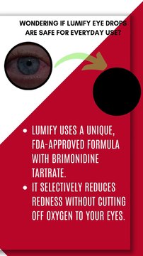 Wondering if Lumify eye drops are safe for everyday use
