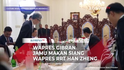 Momen Wapres Gibran Jamu Makan Siang Wapres RRT Han Zheng
