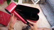 Dyson Supersonic RED gift edition unboxing (+BLEACHED HAIR BLOWDRY)