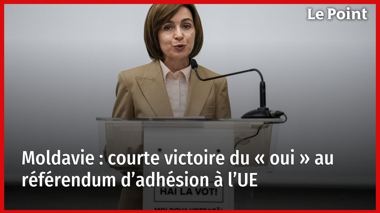 Moldavie : courte victoire du « oui » au référendum d’adhésion à l’UE