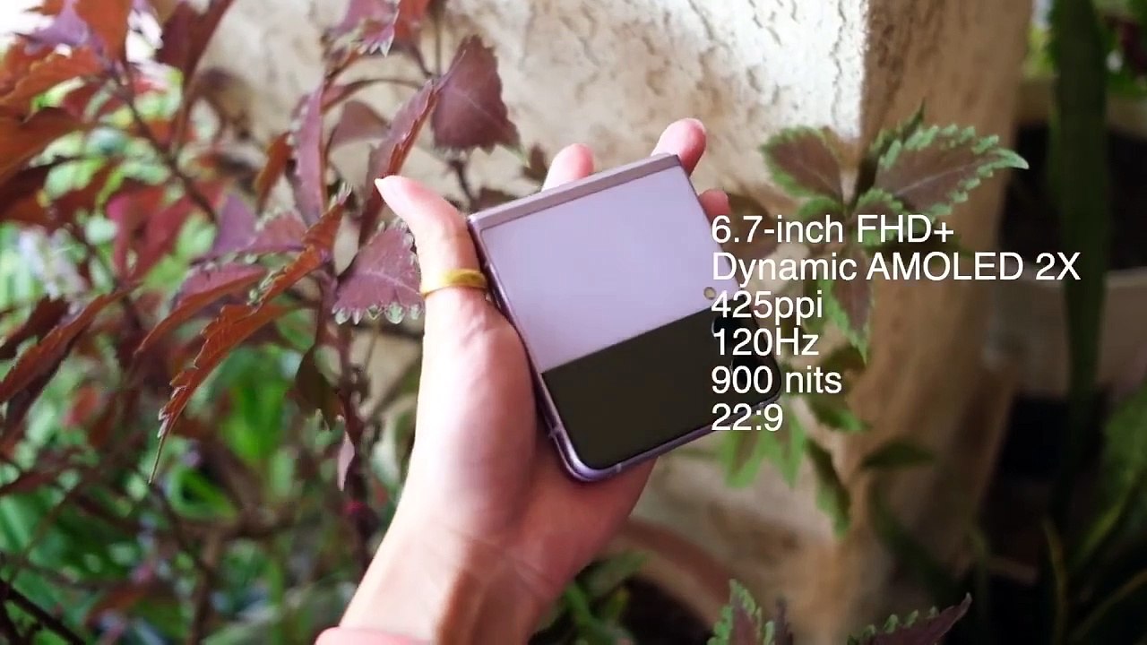 Samsung Z Flip 3 (LAVENDER) camera tour + first look video Dailymotion