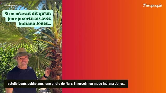 Estelle Denis en couple avec Marc Thiercelin, de 16 ans son aîné : l'animatrice affiche son champion en vacances