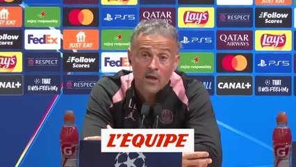 Luis Enrique : « Là où vous voyez du doute, je vois du potentiel » - Foot - C1 - PSG