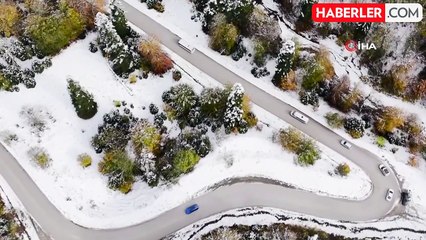 Bolu'da Kar Kalınlığı 15 Santimetreye Ulaştı