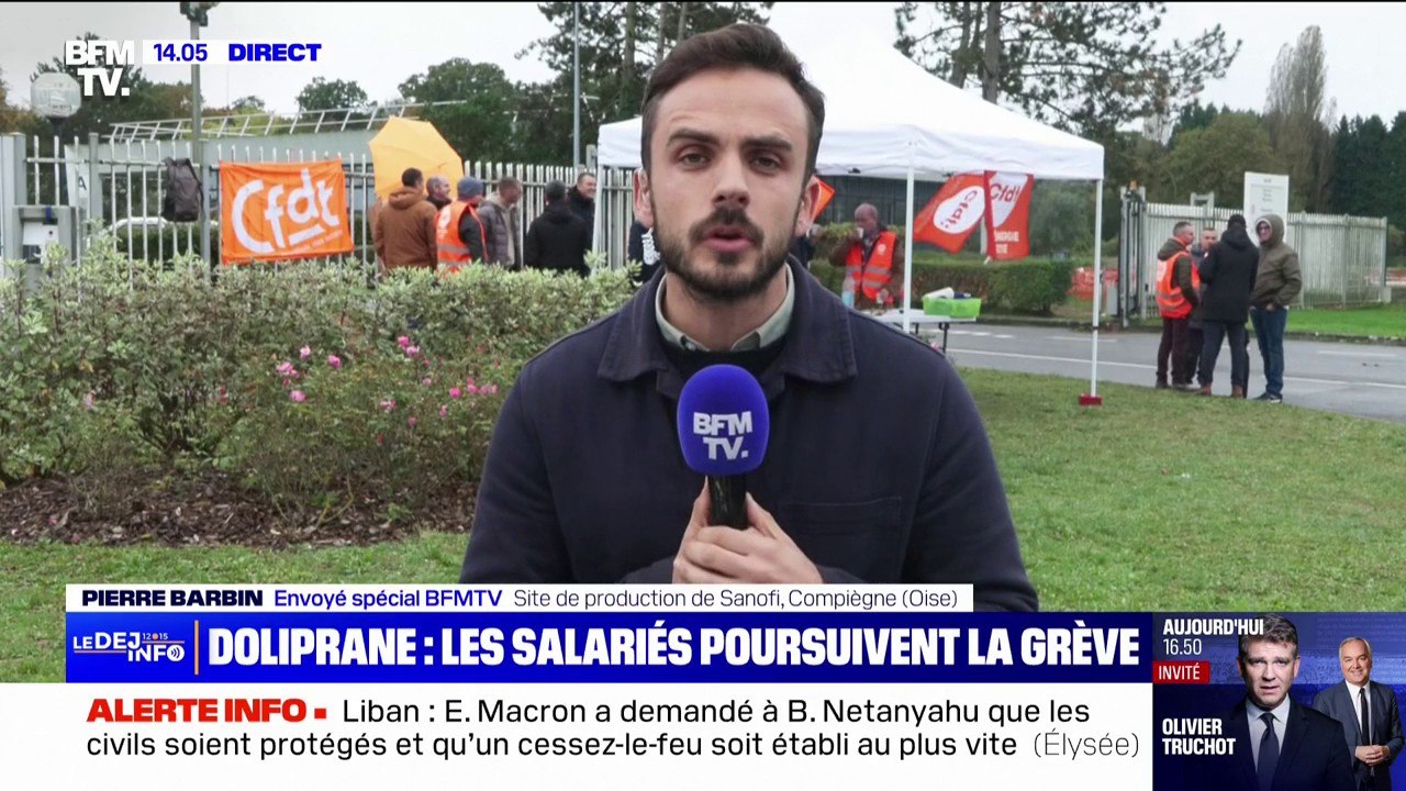 Doliprane: en grève depuis jeudi dernier, les salariés de Sanofi toujours inquiets pour leur avenir
