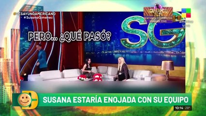 Susana Giménez furiosa contra la producción