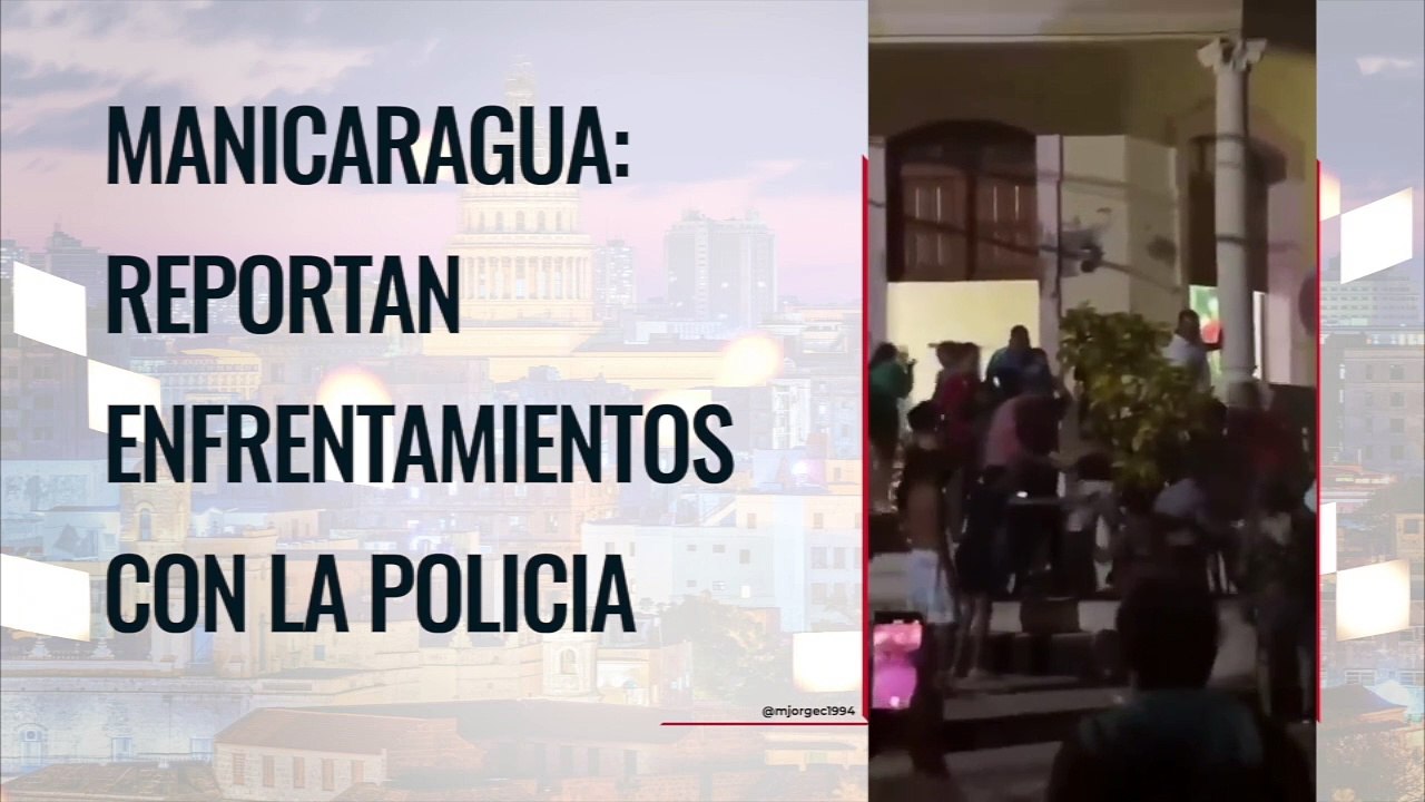 Manicaragua: reportan enfrentamientos con la policía