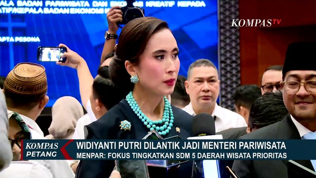 Widiyanti Putri Resmi Jadi Menpar, Giring Jadi Wamen Kebudayaan dan Taufik Hidayat Jadi Wamenpora
