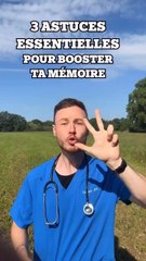 3 CHOSES ESSENTIELLES POUR BOOSTER TA MÉMOIRE