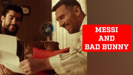 Bad Bunny and Lionel Messi's new collab video breaks the internet with emotional letter