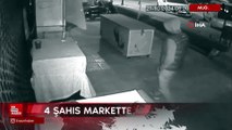 Muğla'da market hırsızları güvenlik kameralarına takıldı