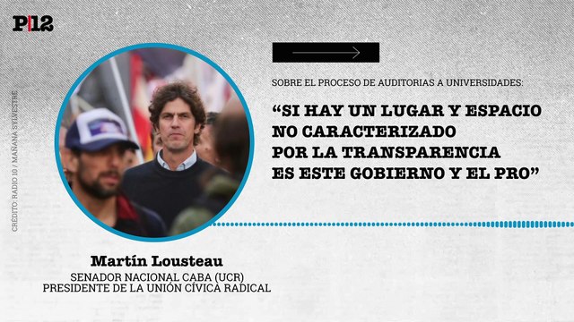 Lousteau respaldó a las universidades y señaló la falta de transparencia del gobierno de Milei y el PRO