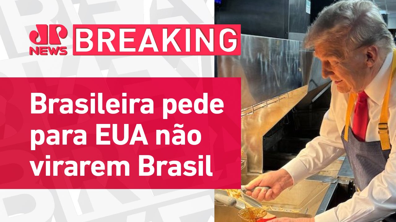 Donald Trump serve clientes em fast food | BREAKING NEWS