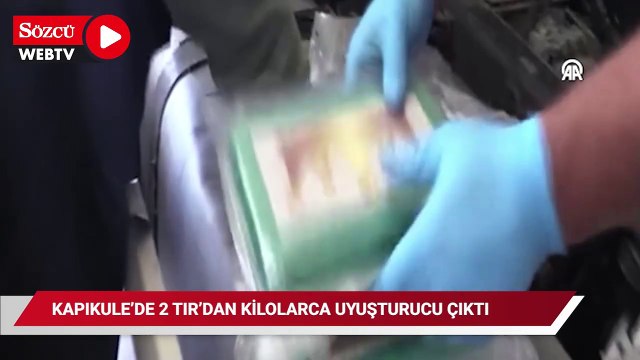 Kapıkule'de iki tırda 120 kilogram kokain ile 178 kilogram esrar ele geçirildi