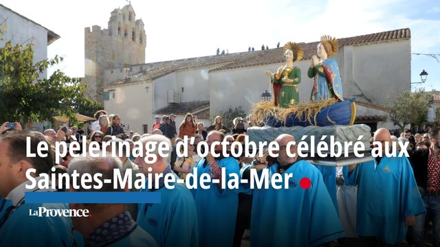 Le pèlerinage d’octobre, celui des Camarguais , célébré aux Saintes-Maries-de-la-Mer