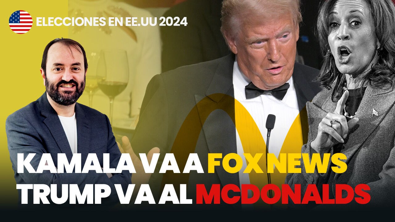 Kamala Harris pasa de la alegría al miedo mientras Trump se va al McDonalds